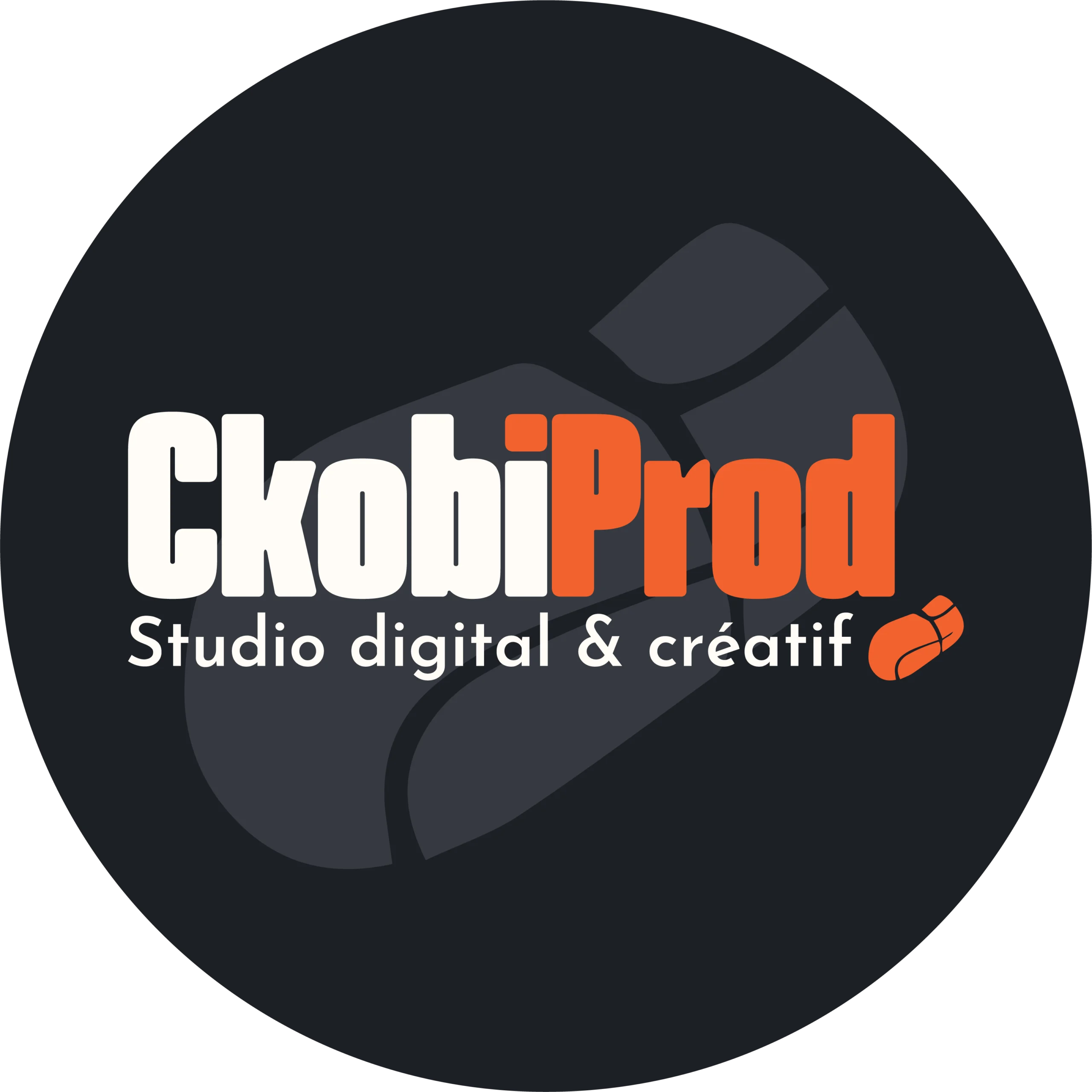 Logo CkobiProd Studio digital & Creatif_Rond